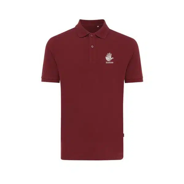Duurzame polo in moderne kleuren, met logo - Afbeelding 3