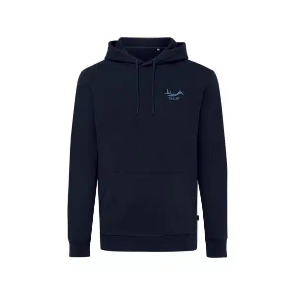 Duurzame hoodie in moderne kleuren met logo