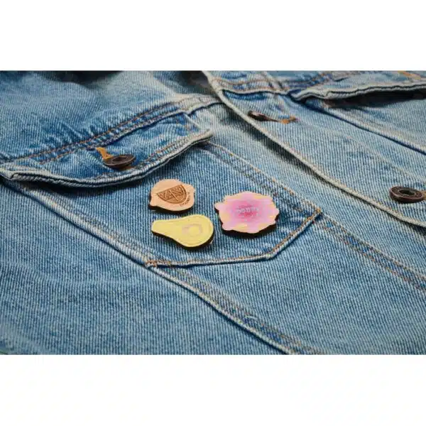Pin bamboe met logo - Afbeelding 3