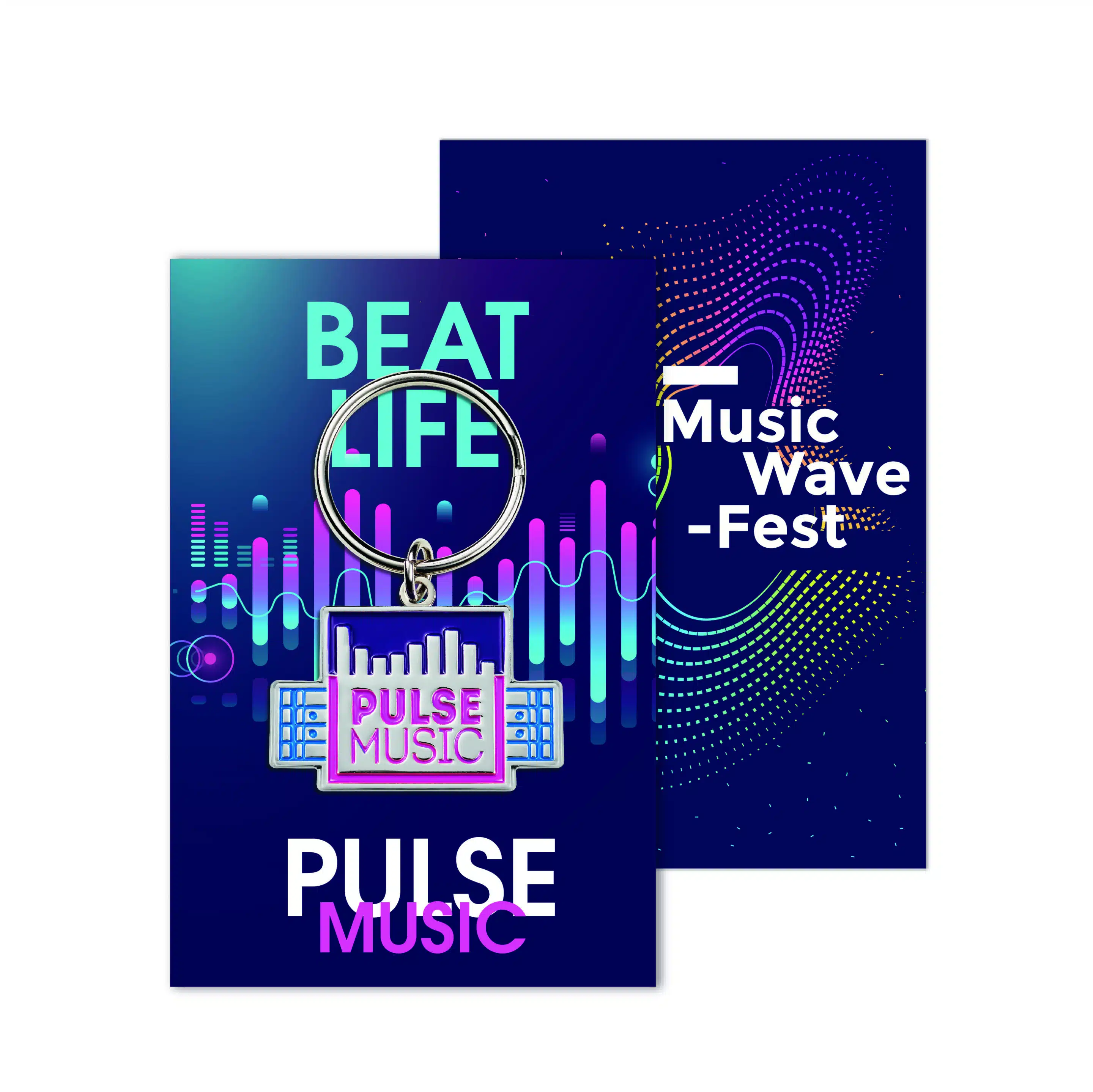 Sleutelhangers emaille in eigen vorm - Afbeelding 2