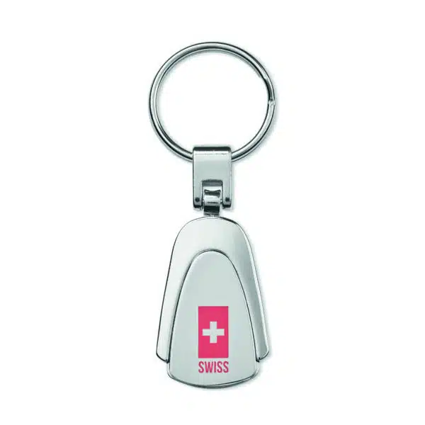 Luxe Sleutelhanger met schommelmechanisme met logo - Afbeelding 2