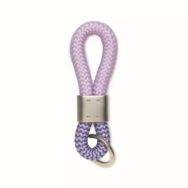 Trendy en stijlvolle sleutelhanger met koord en logo middels gravure - Afbeelding 13