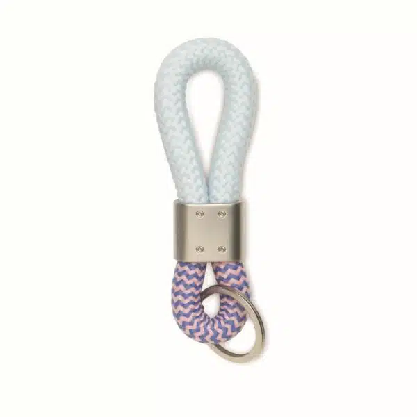 Trendy en stijlvolle sleutelhanger met koord en logo middels gravure - Afbeelding 14