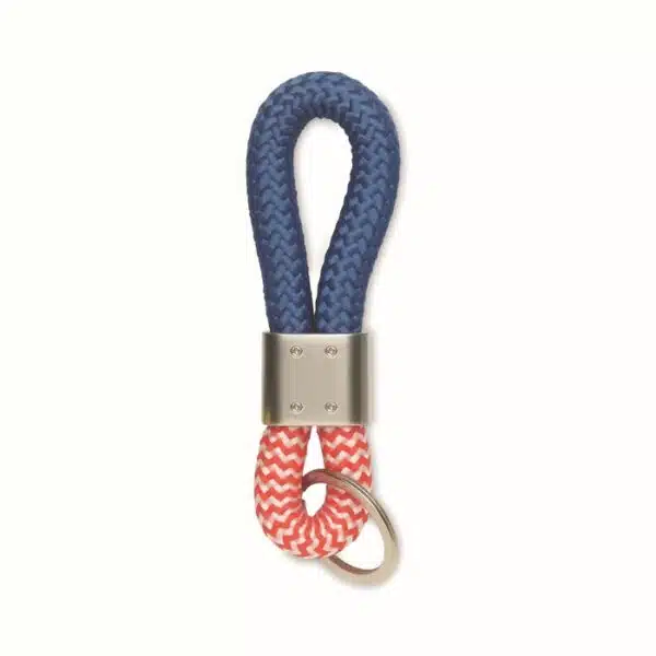 Trendy en stijlvolle sleutelhanger met koord en logo middels gravure - Afbeelding 8