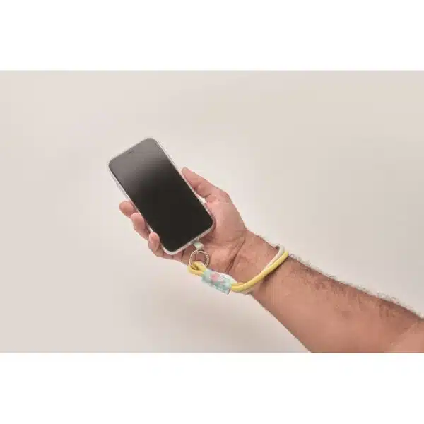 Sleutelhanger & telefoonhouder met dubbele koorden in eigen huisstijl - Afbeelding 4