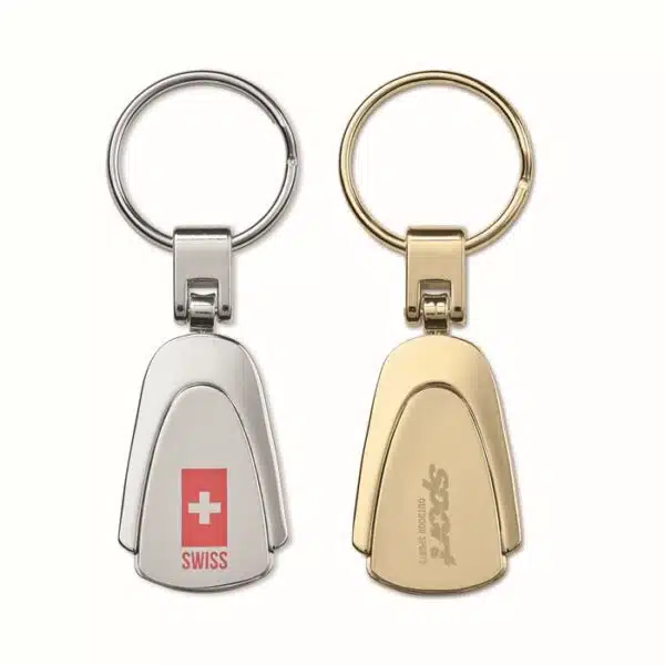 Luxe Sleutelhanger met schommelmechanisme met logo