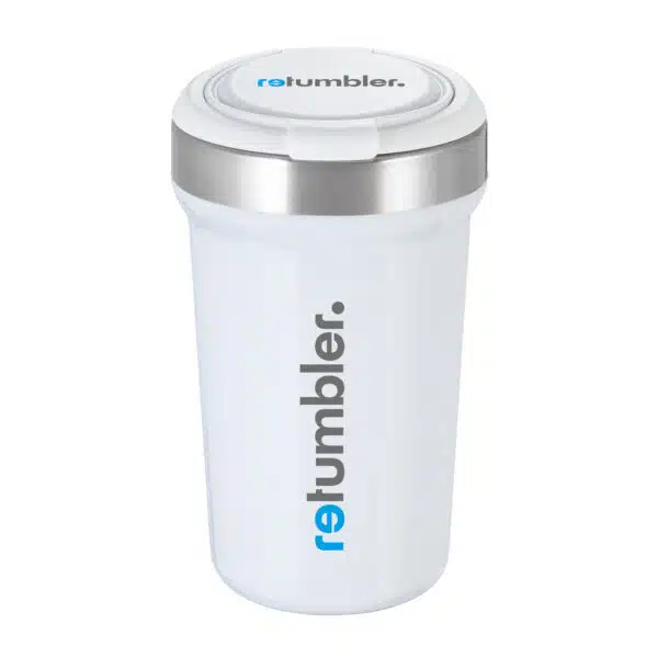 Thermobeker 2 in 1 beker Red Dot Award met logo - Afbeelding 4
