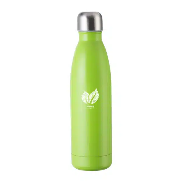 Drinkfles enkelwandig RVS koolzuurhoudende dranken met logo