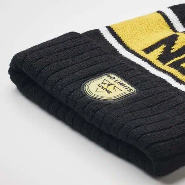 muts omslag geribd, met logo - Afbeelding 3