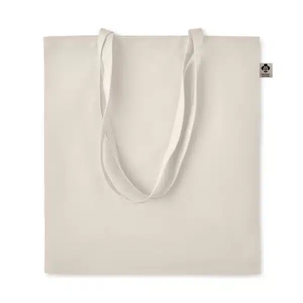 Totebag organic cotton, met logo - Afbeelding 3