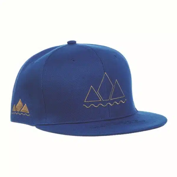 cap platte klep met logo