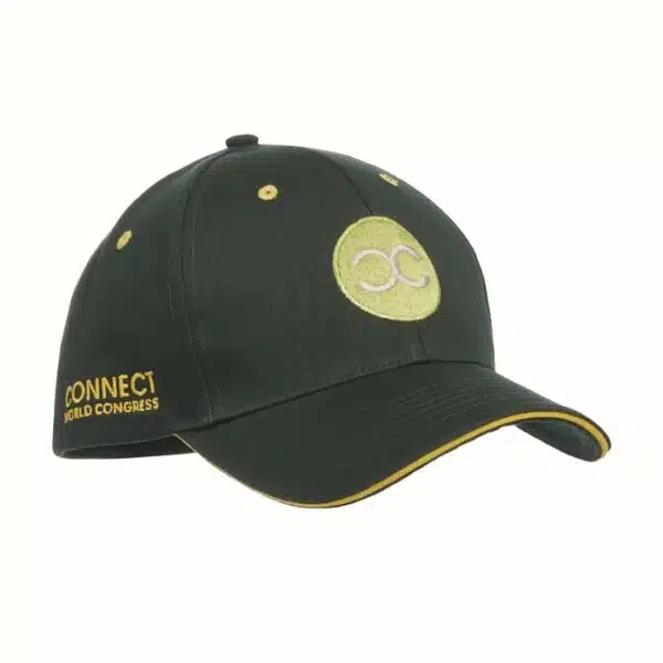 Cap fine cotton, 6 panel met logo - Afbeelding 6