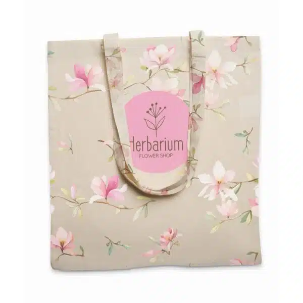 Totebag lange hengsels, all over bedrukt - Afbeelding 7