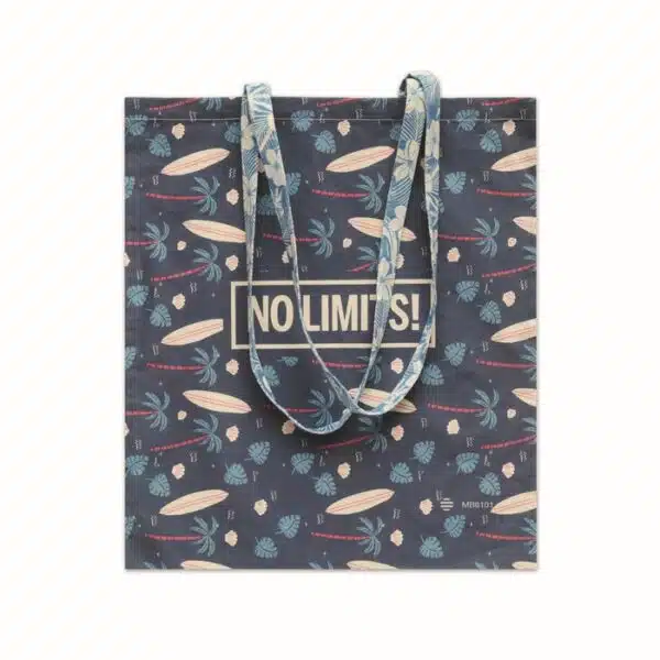 Totebag lange hengsels, all over bedrukt - Afbeelding 6