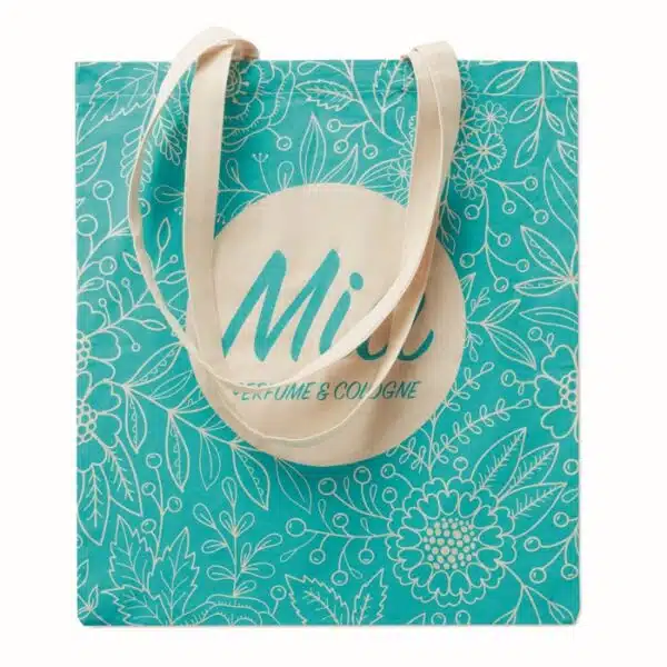 Totebag lange hengsels, all over bedrukt - Afbeelding 8