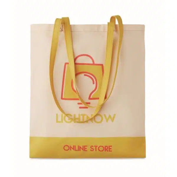 Totebag lange hengsels, all over bedrukt