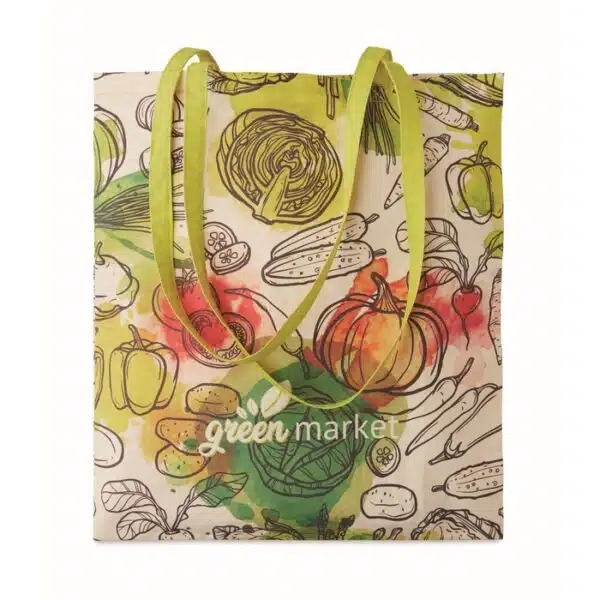 Totebag lange hengsels, all over bedrukt - Afbeelding 3