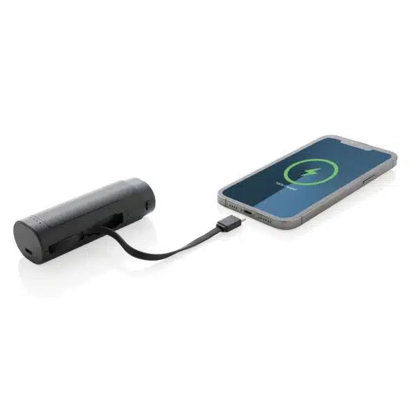 powerbank CycleCell 5000mAh met verwijderbare batterij - Afbeelding 4