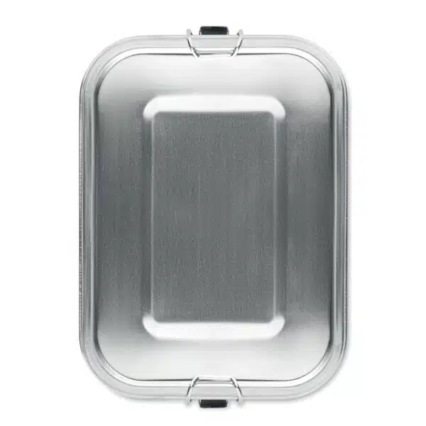 Lunch Box, RVS 1200 ml met logo - Afbeelding 4