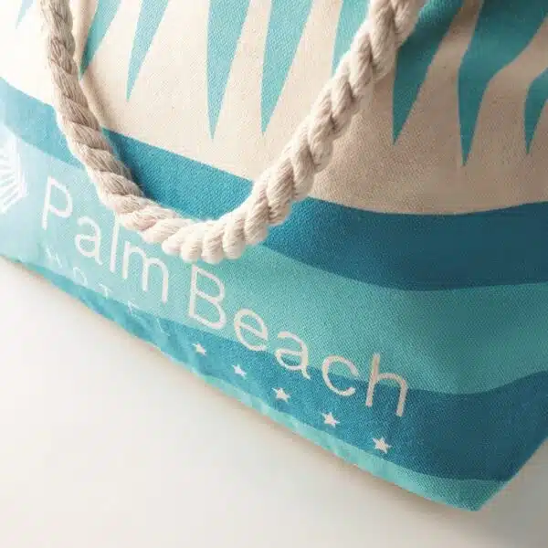 Strandtas canvas, custom made - Afbeelding 3