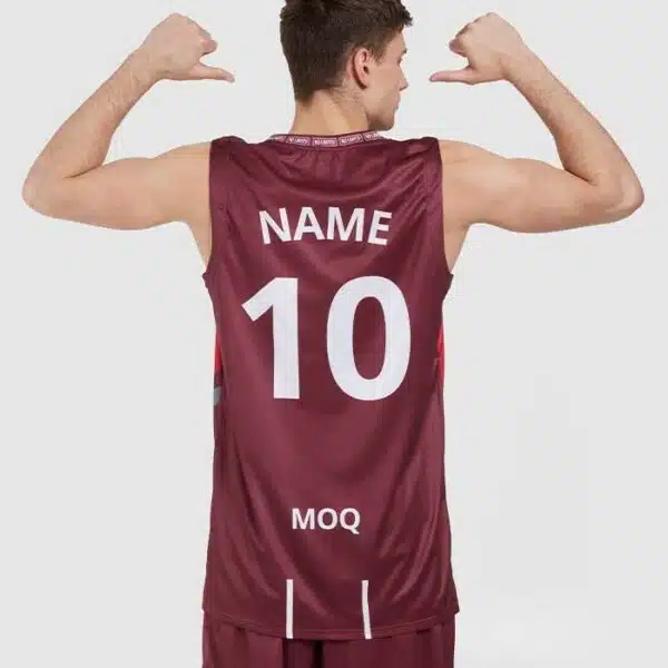 Basketbalshirt ronde hals in eigen huisstijl, al vanaf 10 stuks - Afbeelding 8