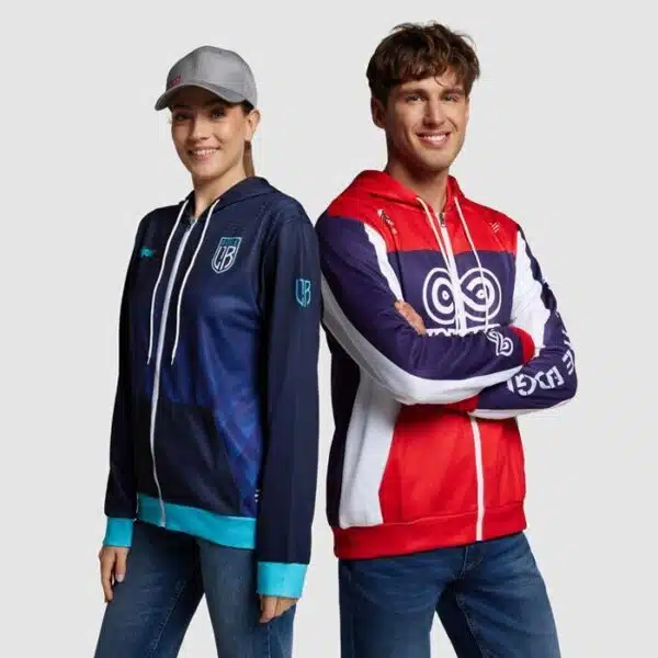 Hoodie met rits, all over gedrukt in eigen huisstijl, vanaf 10 stuks - Afbeelding 6