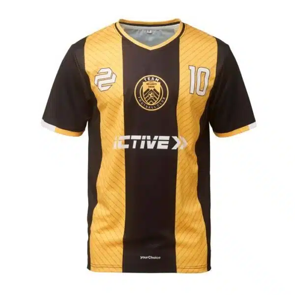 T-shirt V-hals vocht afdrijvend, in eigen huisstijl