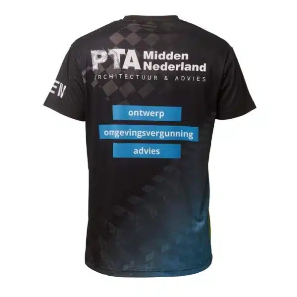 T-shirt, polyester, all over in eigen huisstijl - Afbeelding 7