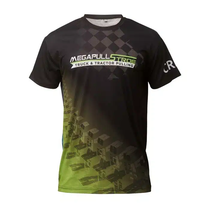 T-shirt, polyester, all over in eigen huisstijl