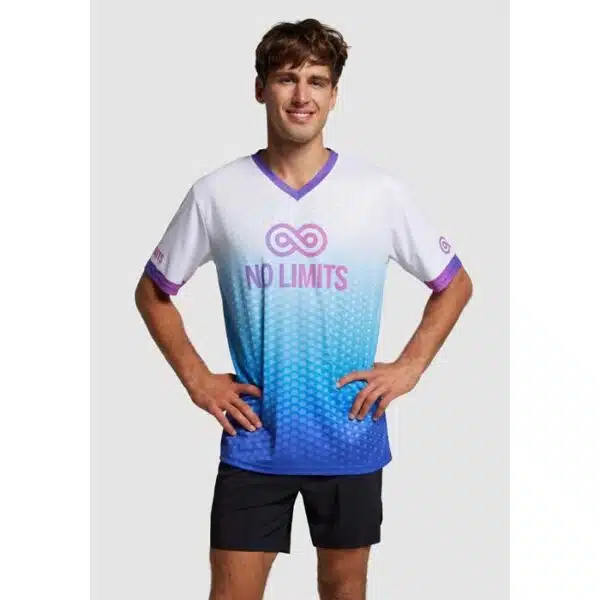 Sport T-shirt V neck in eigen huisstijl - Afbeelding 3