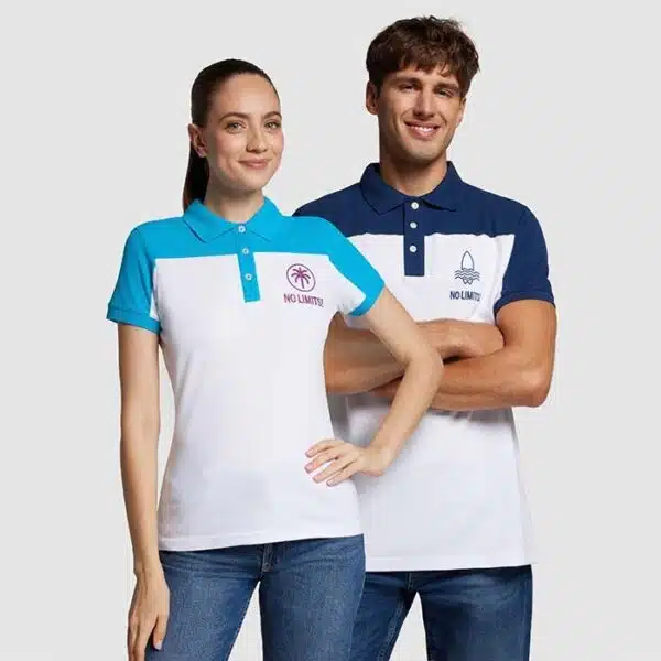 Gepersonaliseerde katoenen Polo met contrasterende kleuren, custom made - Afbeelding 9