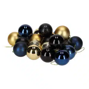 Kerstballen verpakt in een Ster