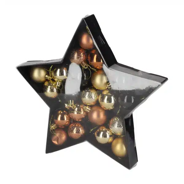 Kerstballen verpakt in een Ster - Afbeelding 5