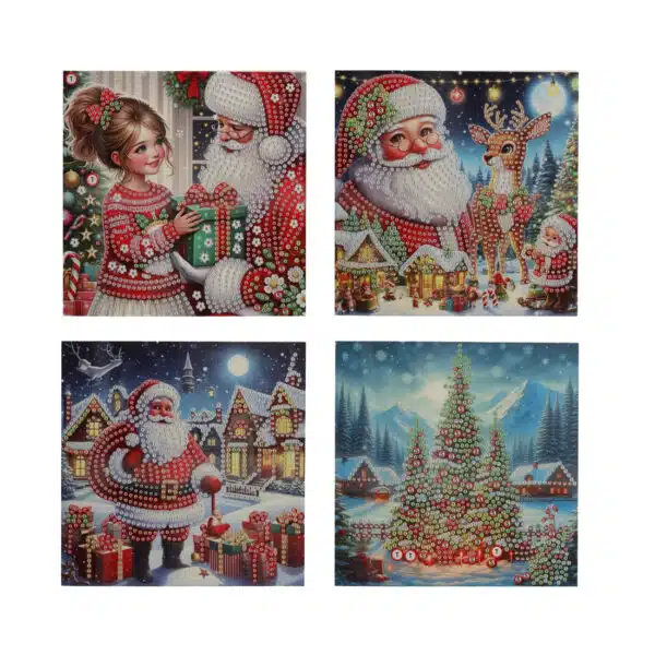 Diamond Painting kerstkaarten