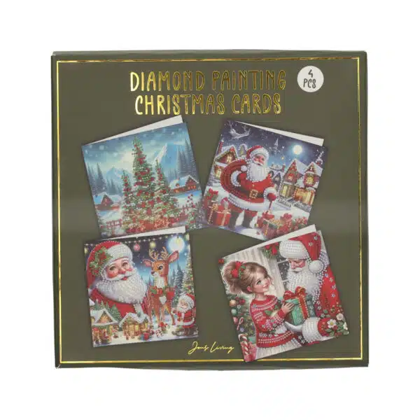 Diamond Painting kerstkaarten - Afbeelding 5
