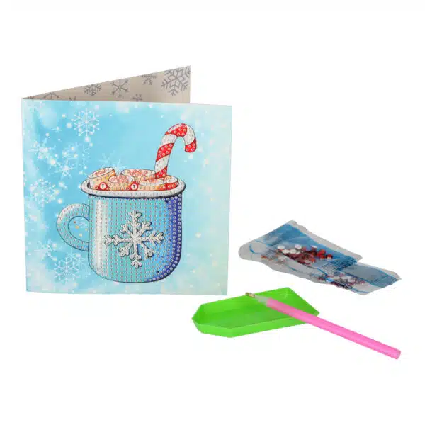 Diamond Painting Winterkaarten - Afbeelding 2