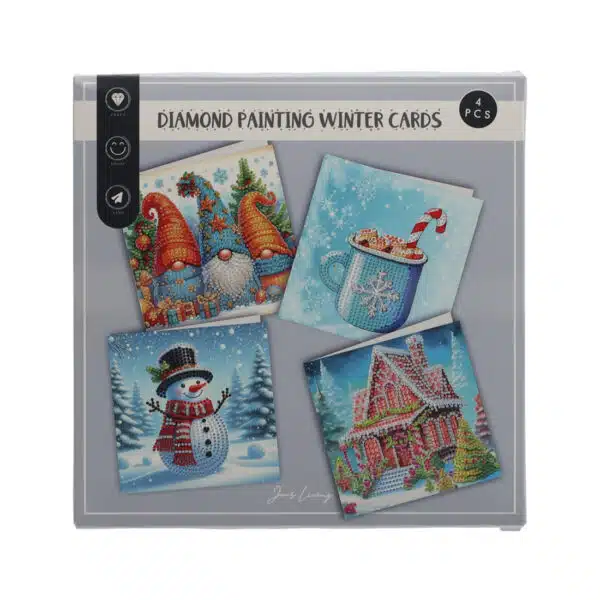 Diamond Painting Winterkaarten - Afbeelding 5