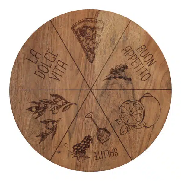 Pizza Serveerplank Acacia - Afbeelding 2