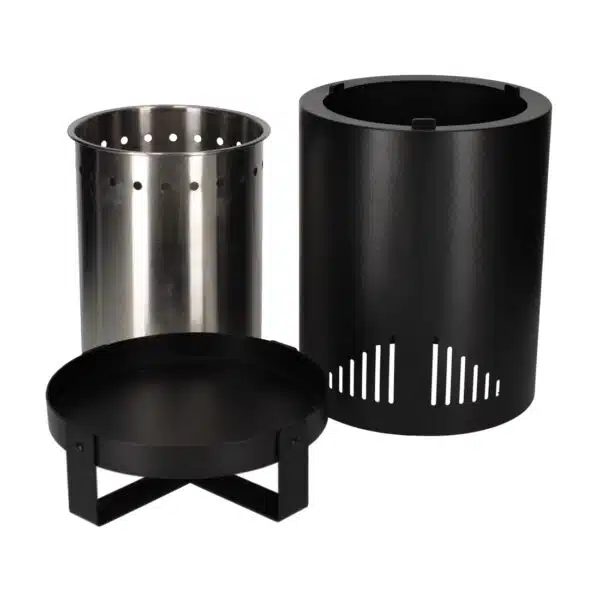 Vuurkorf Modern Zwart - Afbeelding 2