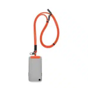 Verstelbare Type-C naar Type-C (60W) oplaadkabel, sleutelkoord telefoonkoord met logo