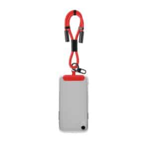 Verstelbare korte telefoonkoord met 60W oplaad- & datakabel (type C naar C) met logo