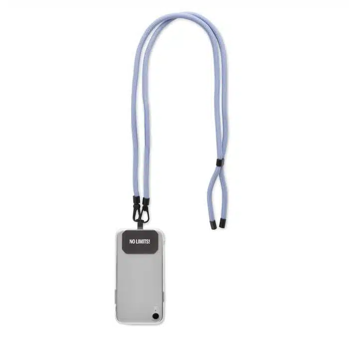 Crossbody Telefoonlanyard in elke Pantone kleur ⌀8mm polyester gedrukt met logo - Afbeelding 8