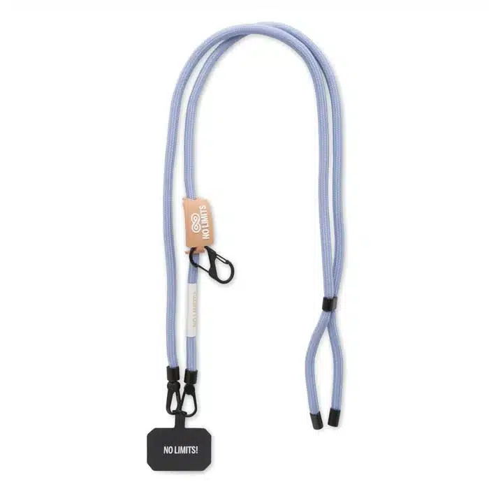 Crossbody Telefoonlanyard in elke Pantone kleur ⌀8mm polyester gedrukt met logo - Afbeelding 6