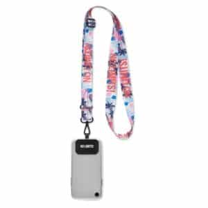 Crossbody telefoonlanyard, all over in jouw huisstijl bedrukt