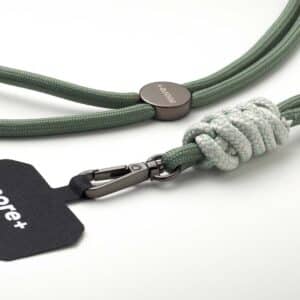 Crossbody telefoonkoord in 2-tone Pantone kleuren - volledig op maat en bedrukt met logo.