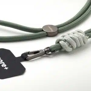 Crossbody telefoonkoord in 2-tone Pantone kleuren - volledig op maat en bedrukt met logo.