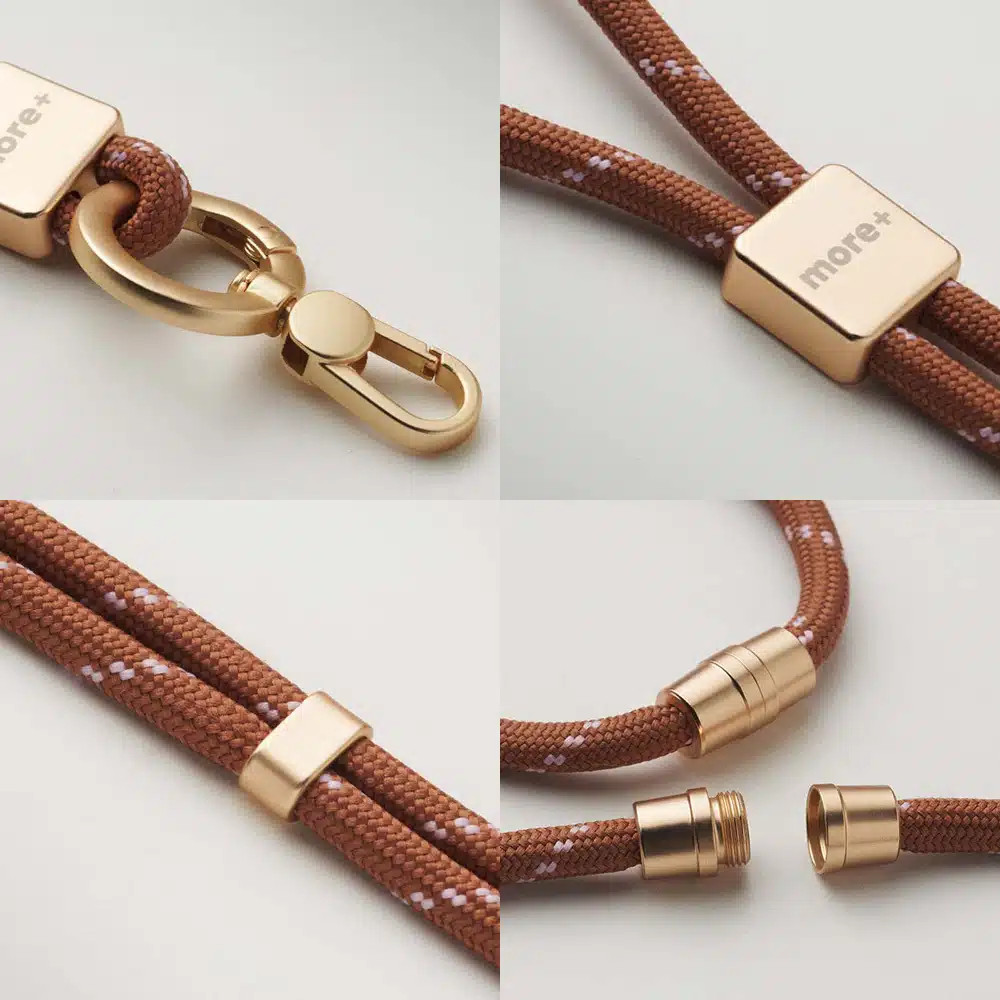 2-in-1 crossbody telefoonkoord en polsband met 2-tone ontwerp in eigen huisstijl - Afbeelding 6