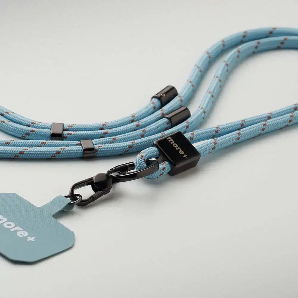 2-in-1 crossbody telefoonkoord en polsband met 2-tone ontwerp in eigen huisstijl - Afbeelding 2