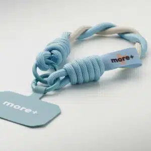 2-tone gevlochten telefoonkoord kort — in elke PMS-kleur custom made, gedrukt met logo